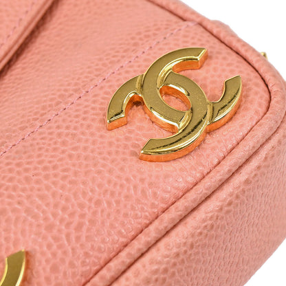 Chanel Pink Caviar Skin Triple CC Waist Bum Bag #75/30