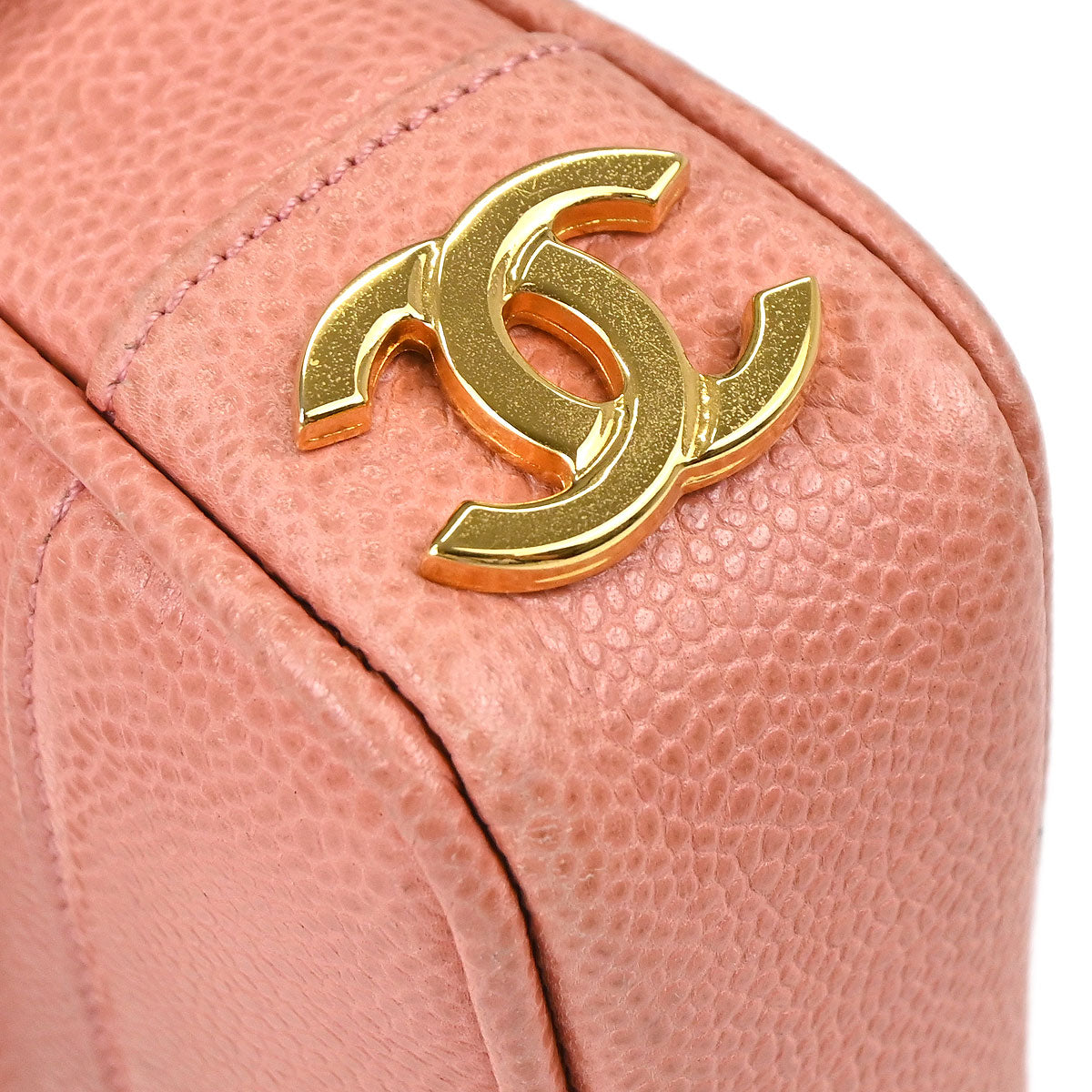 Chanel Pink Caviar Skin Triple CC Waist Bum Bag #75/30