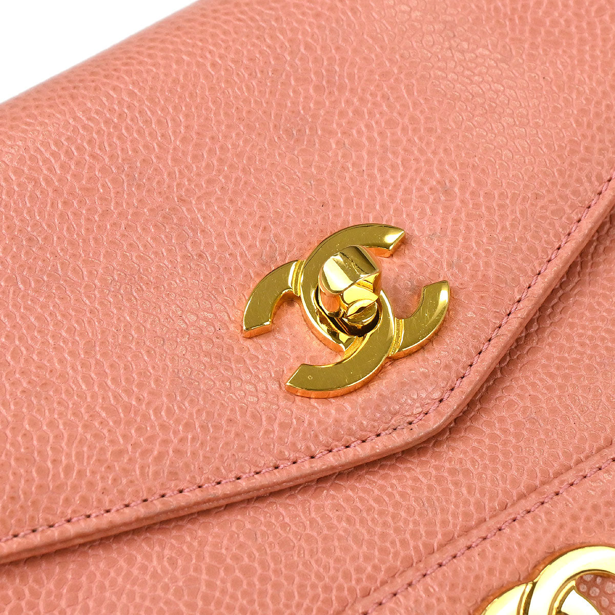 Chanel Pink Caviar Skin Triple CC Waist Bum Bag #75/30