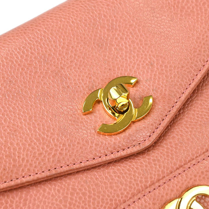 Chanel Pink Caviar Skin Triple CC Waist Bum Bag #75/30