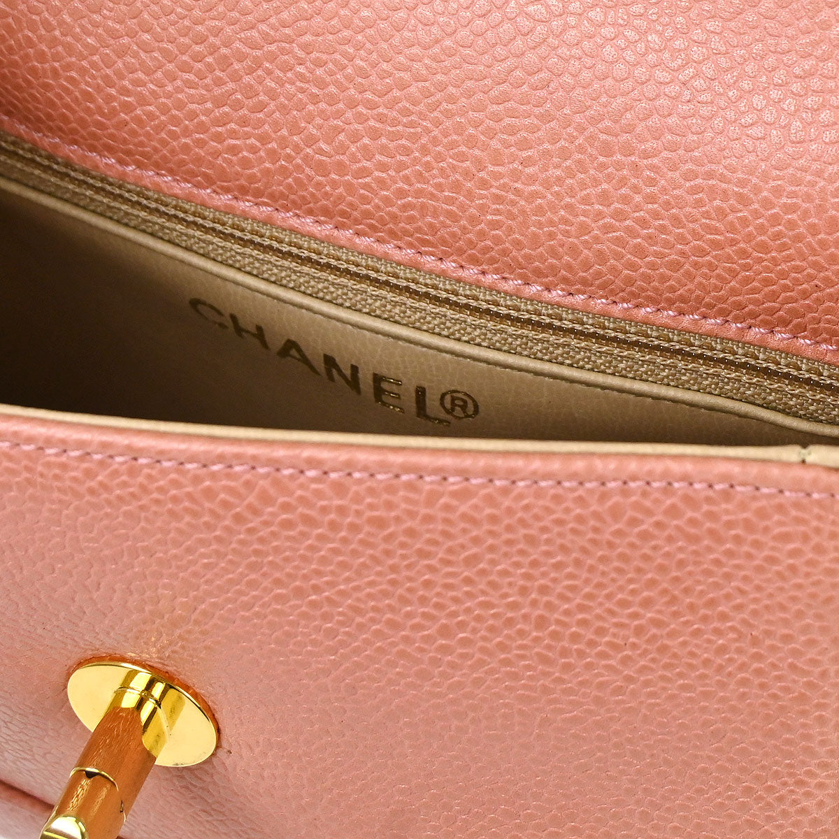 Chanel Pink Caviar Skin Triple CC Waist Bum Bag #75/30