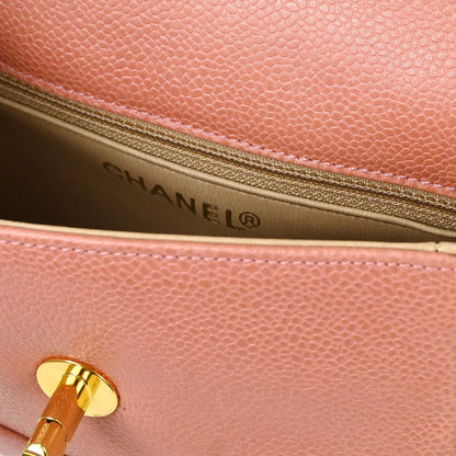 Chanel Pink Caviar Skin Triple CC Waist Bum Bag #75/30