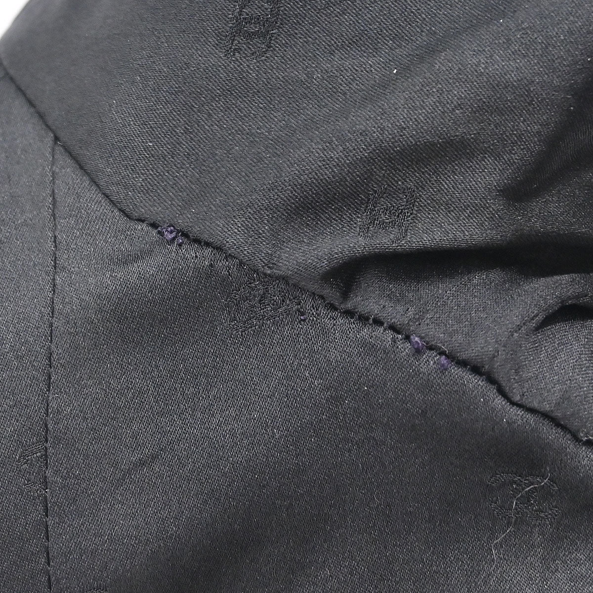 Chanel 1994 Single Breasted Jacket Tweed Black #38
