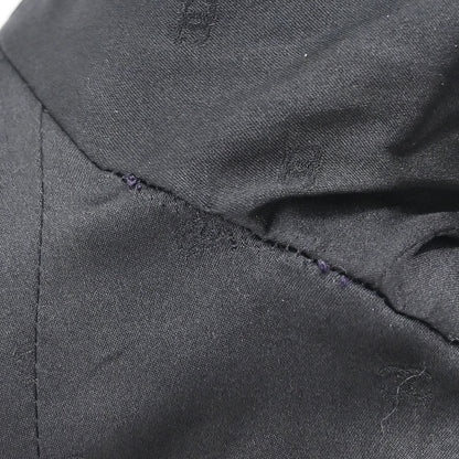 Chanel 1994 Single Breasted Jacket Tweed Black #38