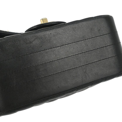 Chanel 2019 Black Lambskin Chevron Mini Classic Square Flap Shoulder Bag 17