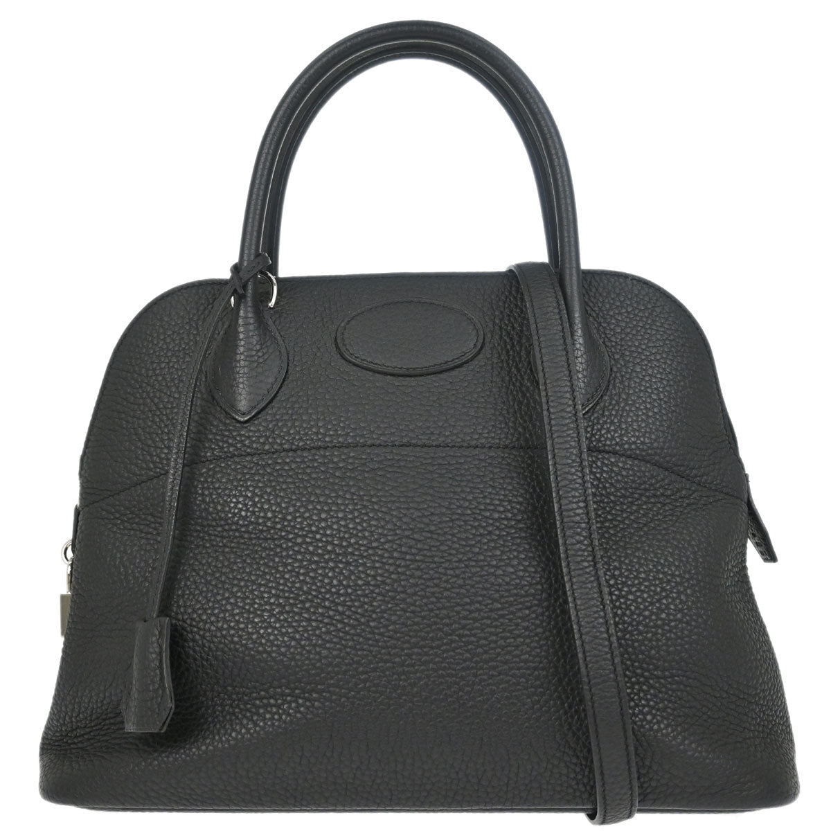 Hermes Black Taurillon Clemence Bolide 31 2way Shoulder Handbag