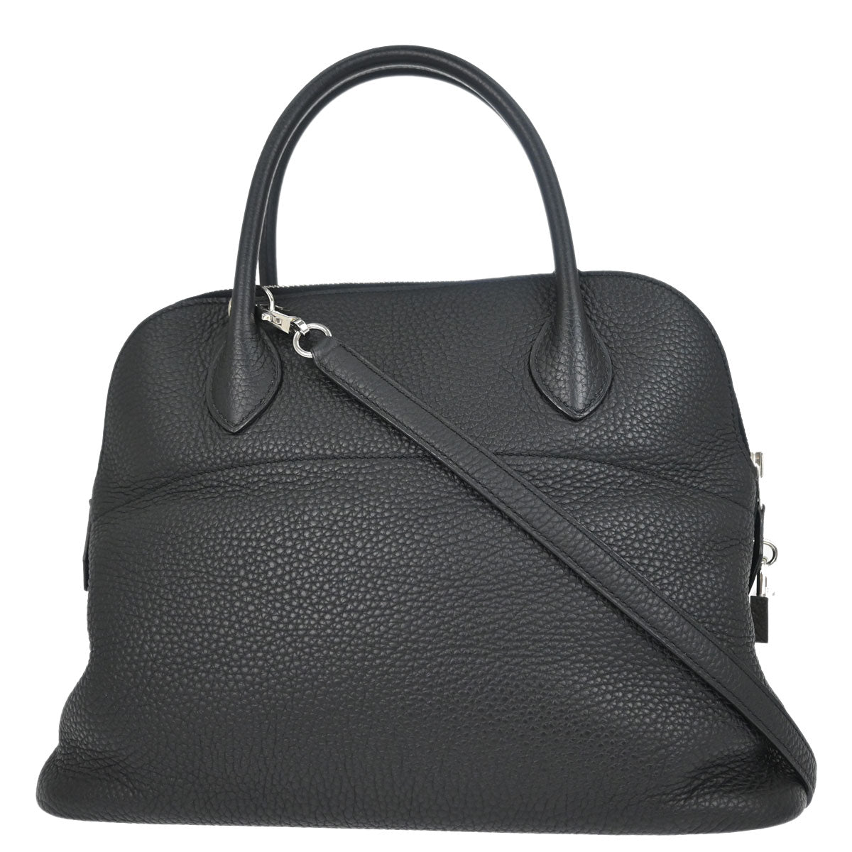 Hermes Black Taurillon Clemence Bolide 31 2way Shoulder Handbag