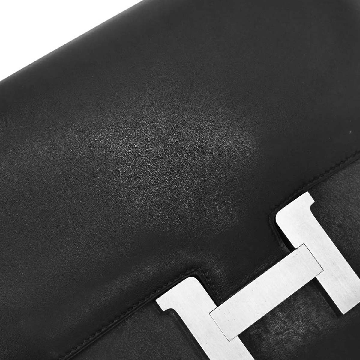 Hermes 1998 Black Chamonix Constance 25 Shoulder Bag