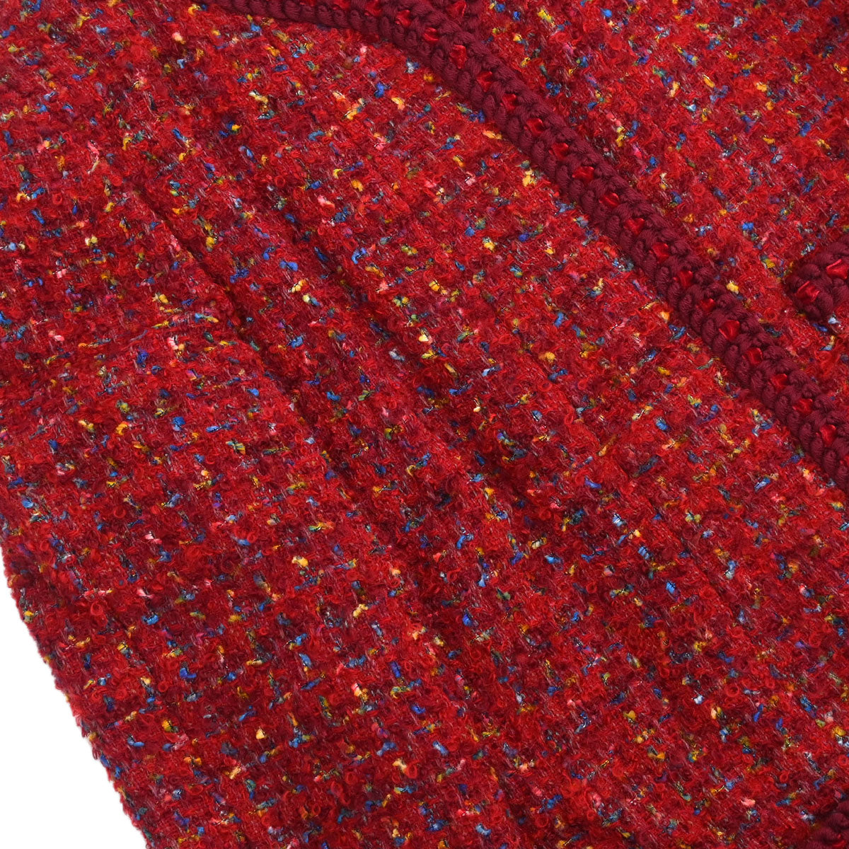 Chanel Jacket Coat Red