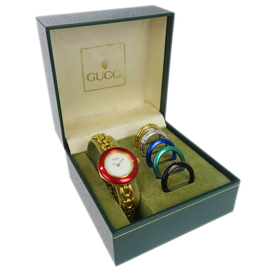 Gucci 11/12.2 Change Bezel Chameleon Quartz Watch SS