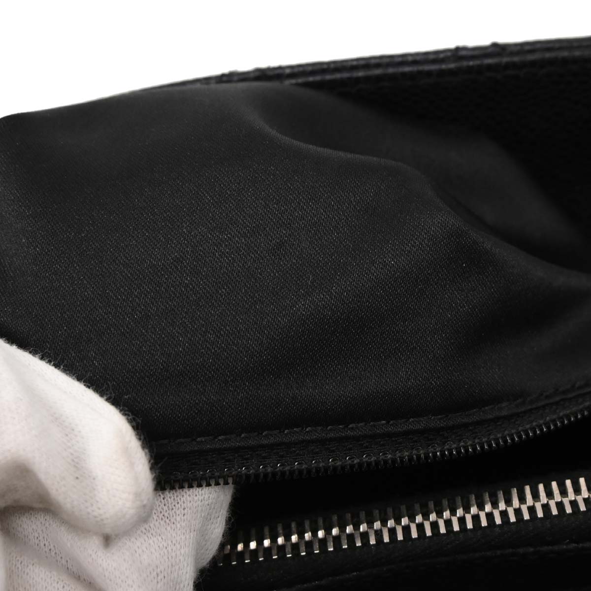 Chanel Black Caviar Skin Grand Shopping Tote GST Chain Handbag