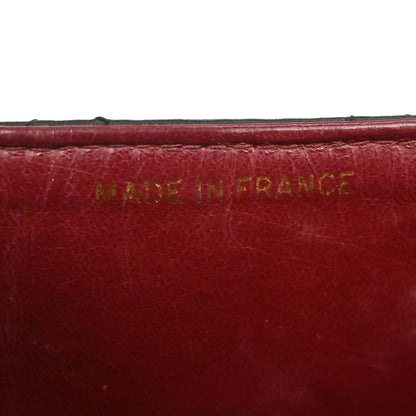Chanel Black Lambskin Straight Flap Shoulder Bag