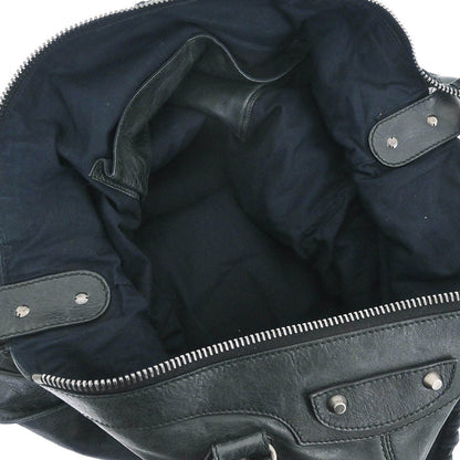 Balenciaga Green Lambskin Classic Square 2way Shoulder Handbag