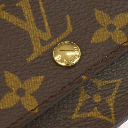 Louis Vuitton Monogram Porte Monnaie Plat Coin Purse Wallet M61930