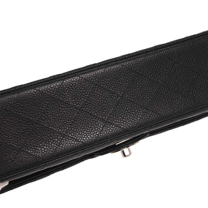 Chanel Black Caviar Skin Medium Classic Double Flap Shoulder Bag