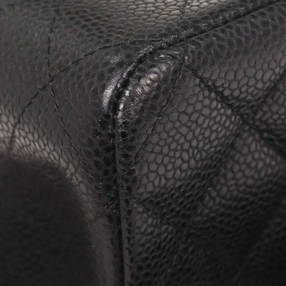 Chanel Black Caviar Skin Medium Classic Double Flap Shoulder Bag