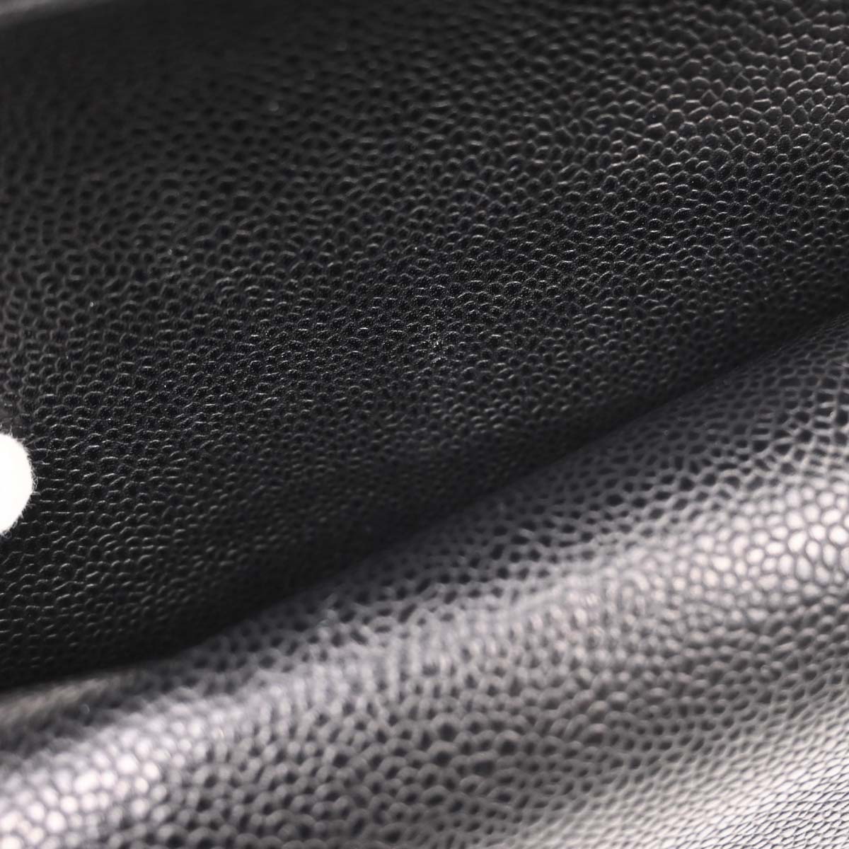 Chanel Black Caviar Skin Medium Classic Double Flap Shoulder Bag