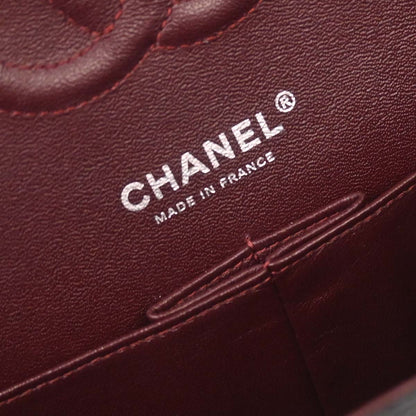 Chanel Black Caviar Skin Medium Classic Double Flap Shoulder Bag