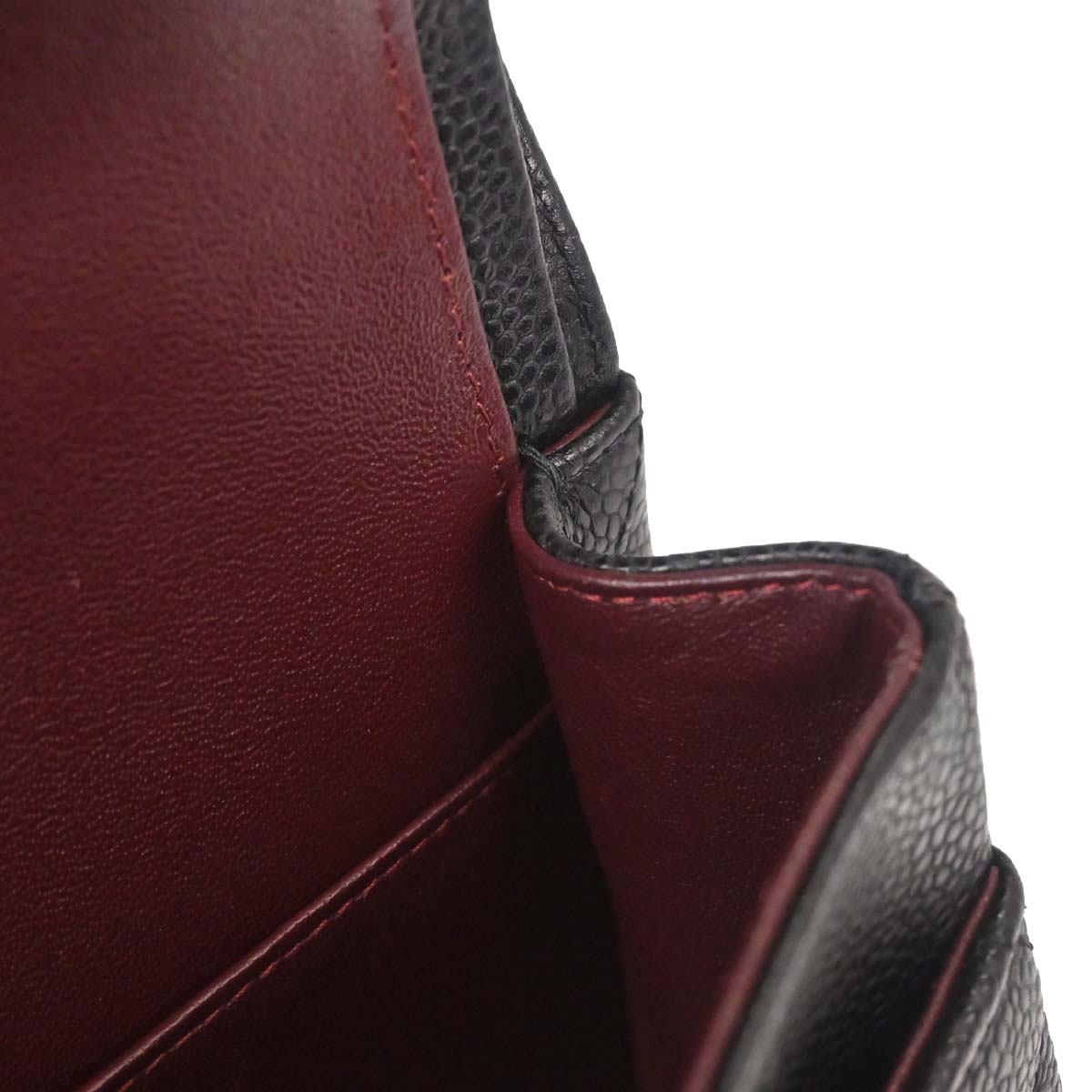 Chanel Black Caviar Skin Medium Classic Double Flap Shoulder Bag