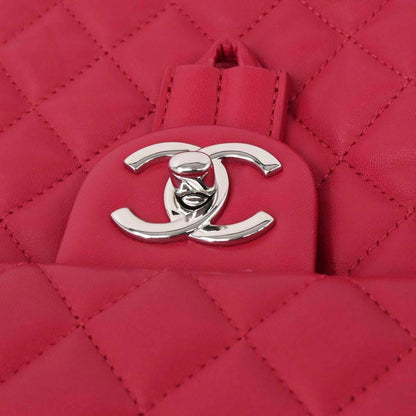 Chanel Red Lambskin Urban Spirit Backpack