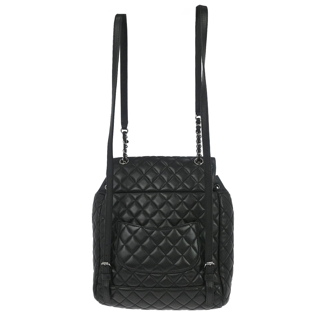 Chanel 2017 Black Lambskin Urban Spirit Backpack