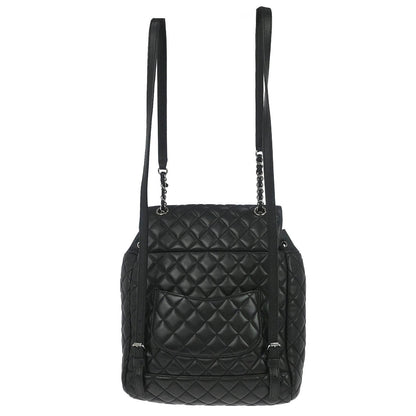 Chanel 2017 Black Lambskin Urban Spirit Backpack