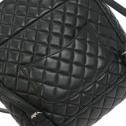 Chanel 2017 Black Lambskin Urban Spirit Backpack