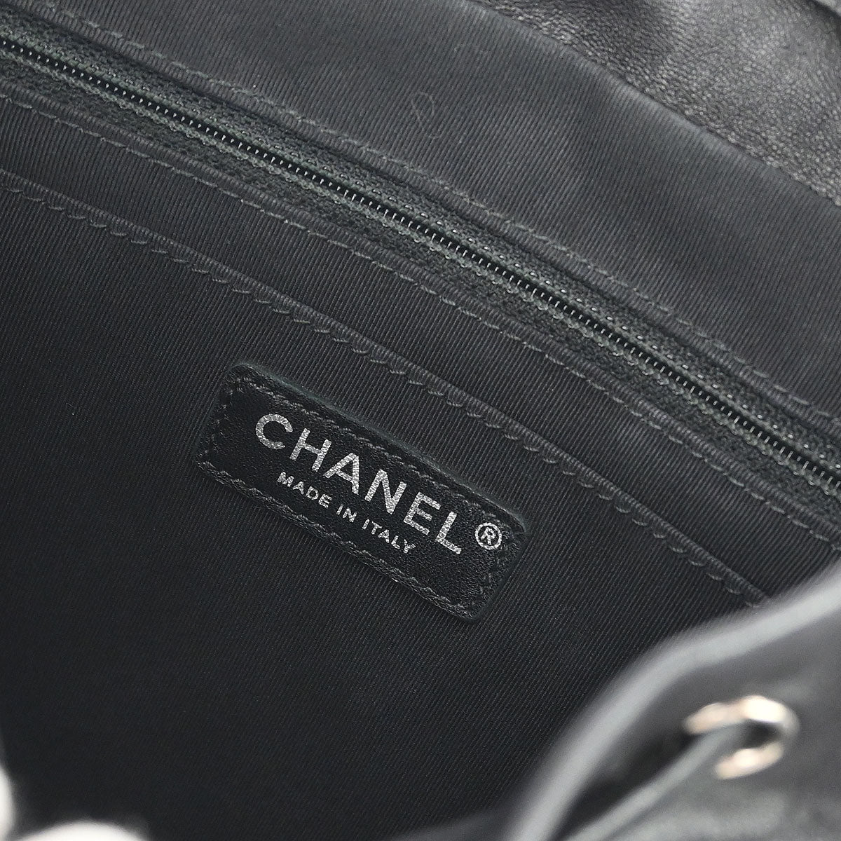 Chanel 2017 Black Lambskin Urban Spirit Backpack