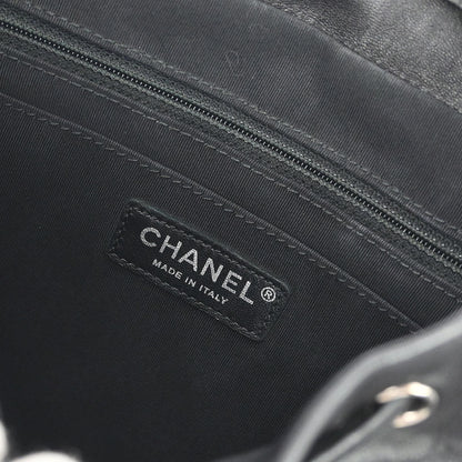 Chanel 2017 Black Lambskin Urban Spirit Backpack