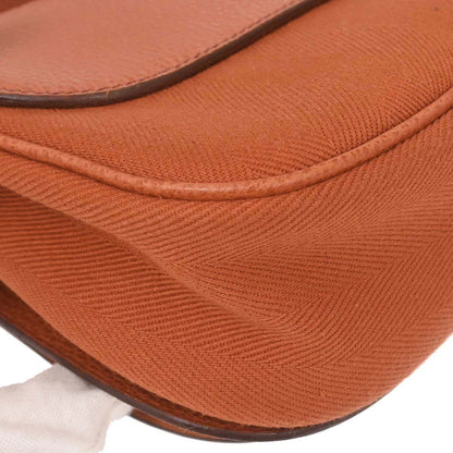 Hermes Potiron Toile Vache Liegee Sac Colorado PM Shoulder Bag