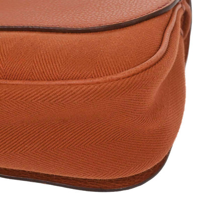 Hermes Potiron Toile Vache Liegee Sac Colorado PM Shoulder Bag
