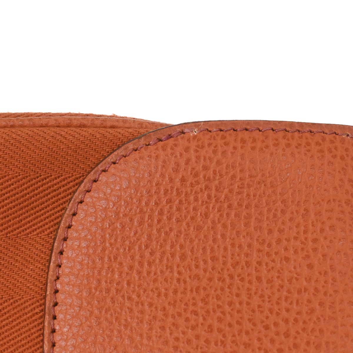 Hermes Potiron Toile Vache Liegee Sac Colorado PM Shoulder Bag