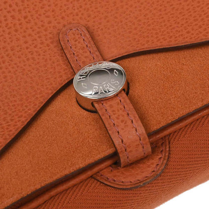 Hermes Potiron Toile Vache Liegee Sac Colorado PM Shoulder Bag