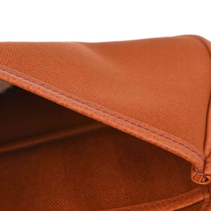 Hermes Potiron Toile Vache Liegee Sac Colorado PM Shoulder Bag