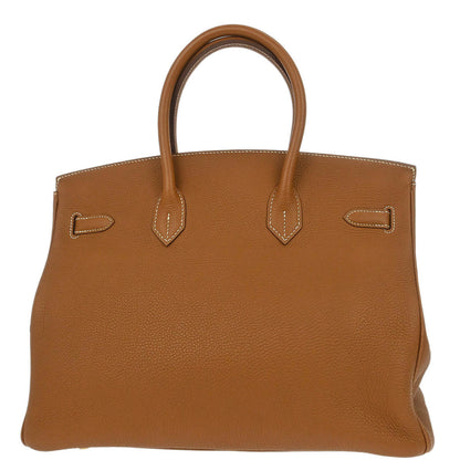 Hermes Gold Togo Birkin 35 Handbag
