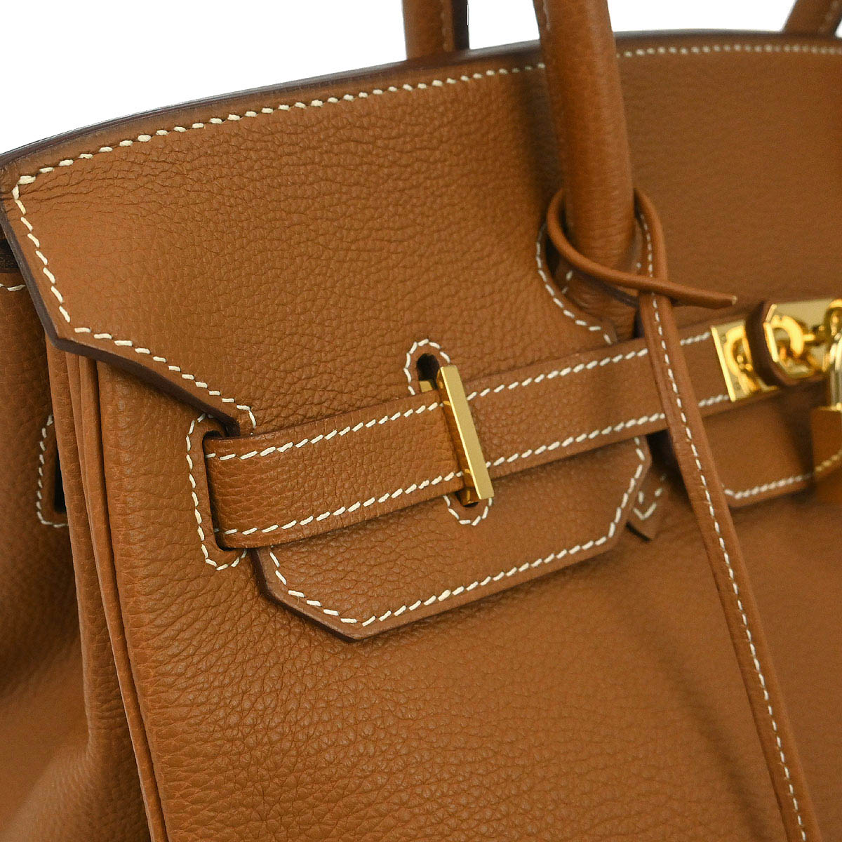 Hermes Gold Togo Birkin 35 Handbag