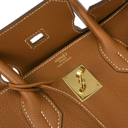 Hermes Gold Togo Birkin 35 Handbag