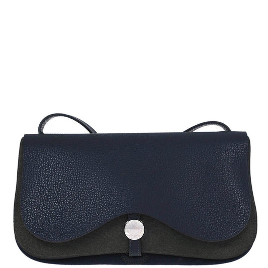 Hermes Blue Indigo Liegee Colorado PM Shoulder Bag
