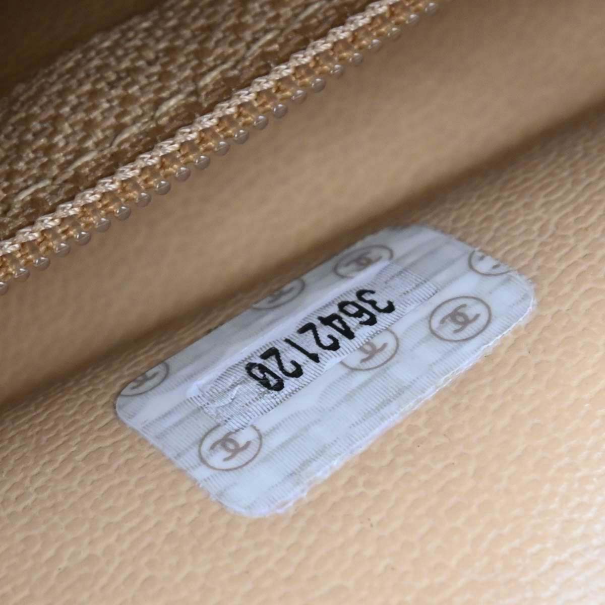 Chanel Beige Caviar Skin Shoulder Tote Bag