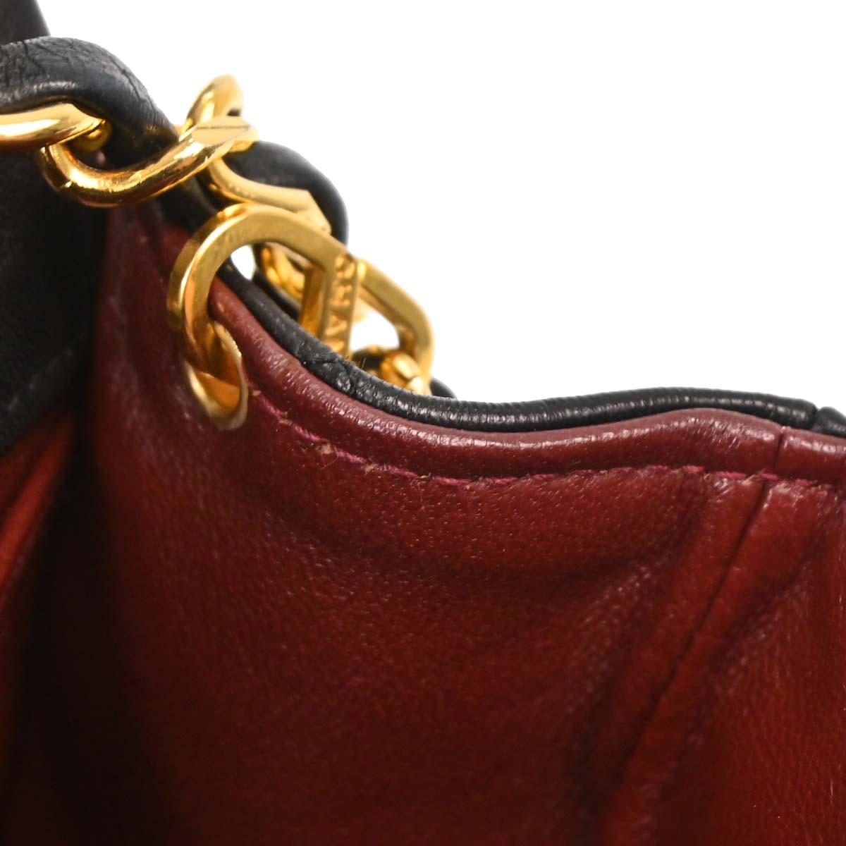 Chanel Black Lambskin Turnlock Mini Full Flap Shoulder Bag