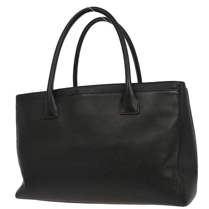 Chanel Black Calfskin Cerf Executive Tote Bag