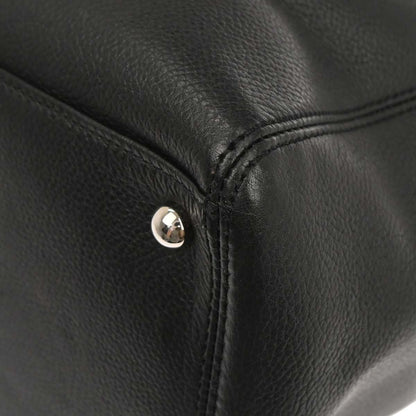 Chanel Black Calfskin Cerf Executive Tote Bag