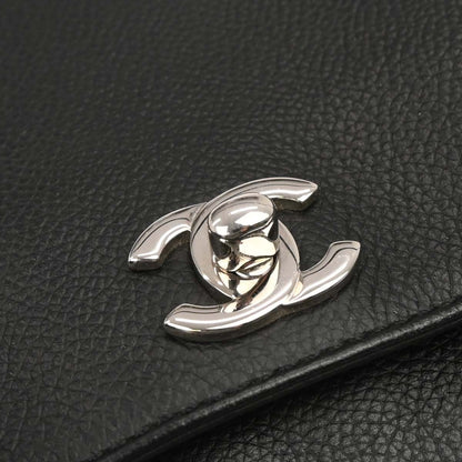 Chanel Black Calfskin Cerf Executive Tote Bag