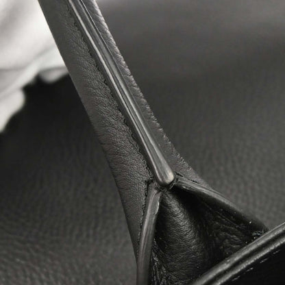 Chanel Black Calfskin Cerf Executive Tote Bag