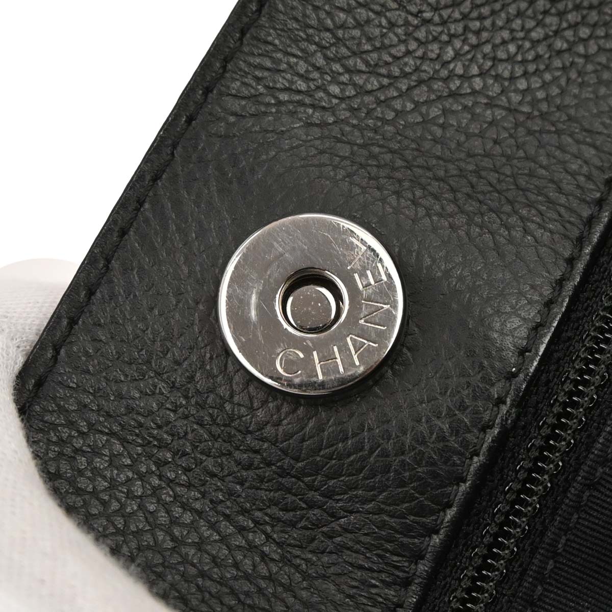 Chanel Black Calfskin Cerf Executive Tote Bag