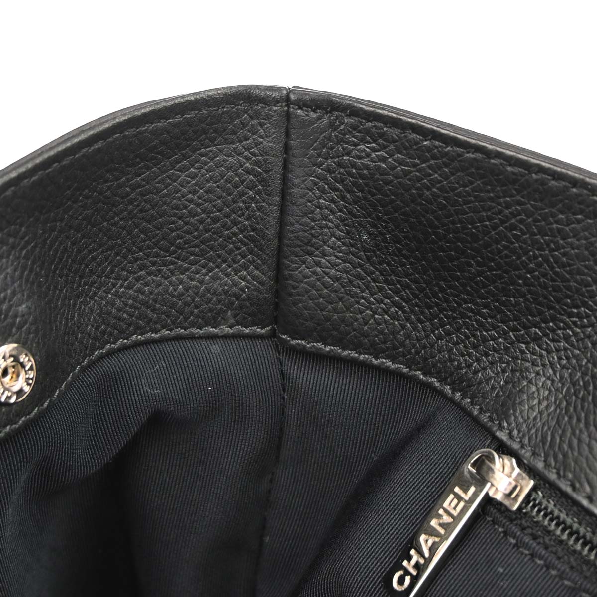 Chanel Black Calfskin Cerf Executive Tote Bag