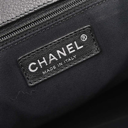 Chanel Black Calfskin Cerf Executive Tote Bag