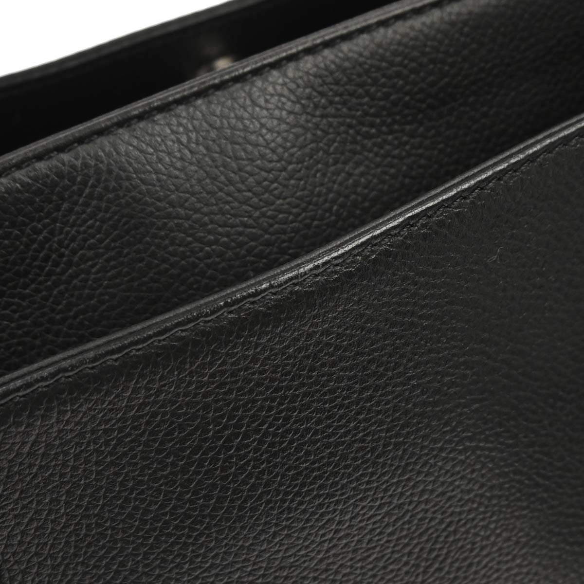 Chanel Black Calfskin Cerf Executive Tote Bag