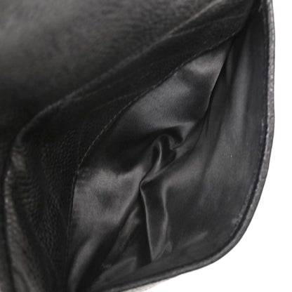 Chanel Black Caviar Skin Chevron Camera Bag Mini