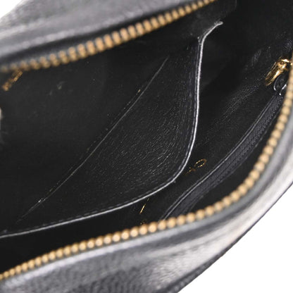 Chanel Black Caviar Skin Chevron Camera Bag Mini